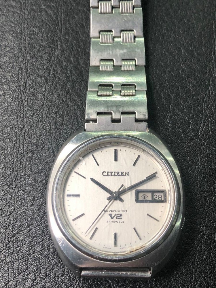 CITIZEN Seven Star V2 Automatic 24 Jewels Vintage 1970s Men’s Watch 36mm