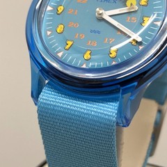 Timex Pac-Man Collaboration Camper Quartz Watch Blue From Japan