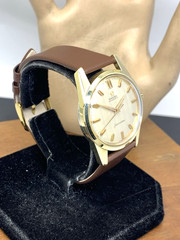 Omega Seamaster 14700 Men’s Watch Vintage 1961 Swiss Automatic Striped Dial 34mm