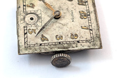 Vintage CROTON 634 F3X 17 Jewels Art Deco Men’s 21mm Watch Movement PARTS REPAIR