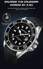 Men Quartz Watch Chic Cushy Watch Top Luminous Pointer Luxury Waterproof S