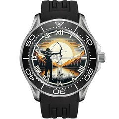 Archery Archer Beautful Sport Silicone Strap Wrist Watch