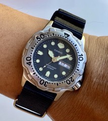 Casio Marlin MD-730 Quartz JDM 200m Diver 38mm Stainless Steel Kanji
