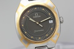 ▶️1991【Near MINT】OMEGA Seamaster Polaris 396.1022 Black Date Quartz Men’s Watch