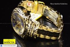 Invicta Women’s Artist Skeleton Black Dial 42mm White Silicone Band Watch