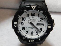 Mens Casio Model MRW-200H WR to 100 Meters Watch. New Battery. VG Condition