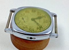 Lot WWII Era Cyma Tacy 6 Jewel 2 ADJ Watch Cal 370 Swiss 1 Run Spare Part Repair