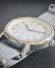 Timex Easy Reader Military 24h Quartz Watch 38mm Indiglo New Strap New Battery
