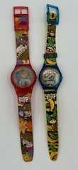 Viacom The Rugrats Movie ANGELICA & CHUCKIE Digital Watches Lot Of 2 Burger King