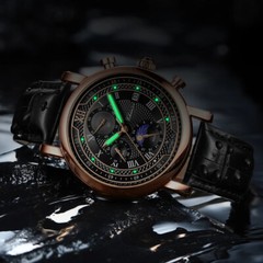 CHENXI Watch Male Roman Numeral Chronograph Wristwatch Luminous Men Quartz Watch