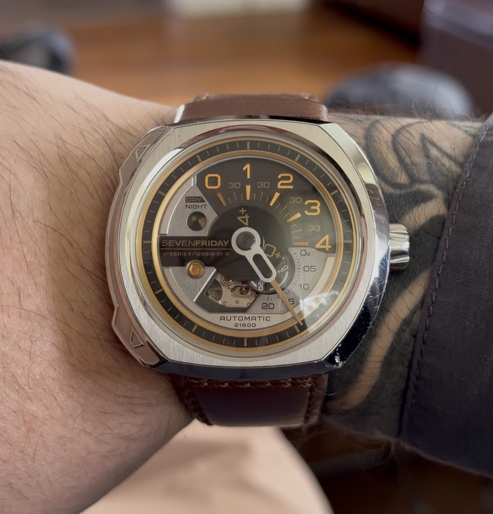 SEVENFRIDAY V series SF-V2/01 Day & Night Display Automatic Men’s Watch_944795