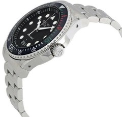 GUCCI Dive YA136208 Men’s Watch 45mm Stainless Steel Black Dial Date Swiss Made