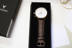 Vincero Kairos WHI-GOL-S07 White Dial Gold Watch w/ Box