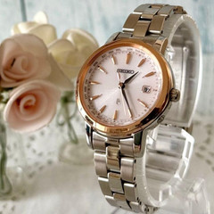 SEIKO LUKIA SSVV074 1B35-0AT0 Quartz Watch Pink Gold JP
