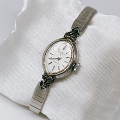 Seiko Solar Hand-Wind Vintage Ladies Gold Watch 10-7880 Japan 073657