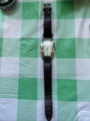 Gramercy Silver Tone Brown Band Women’s Quartz Watch