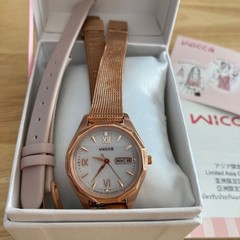 Limited Edition Citizen Wicca Ladies’ Solar Wristwatch KH3 568 13 Pink Gold Repl