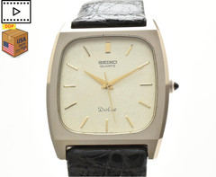 Vintage 1981 [MINT] SEIKO Dolce 5931-5341 Tungsten Gold Men’s Quartz Watch JAPAN