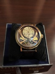 Thomas Earnshaw Beaufort Anatolia Automatic | Brown Dial Leather Wristwatch