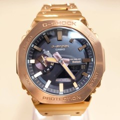 CASIO G SHOCK GM B2100GD 5AJF FULL METAL Rose Gold Stainless Metal Octagon Tough