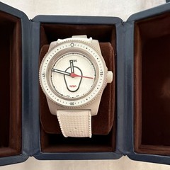 Isotope Hydrium NASA Swiss Made Auto Titanium Watch White Dial Rubber Strap Box