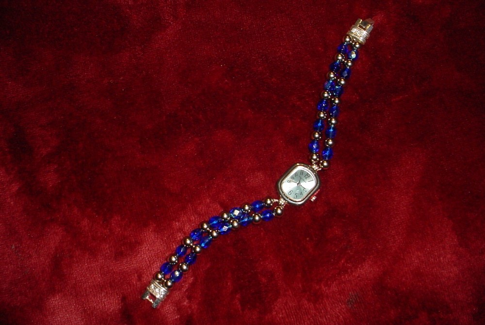 Women’s Petite/Teen Faceted Bead Watch/NATIVE AMERICAN MADE IN USA