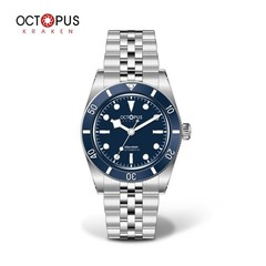 Octopus Men Automatic Watch 37mm Mechanical Wristwatch Aluminium Bezel PT5000