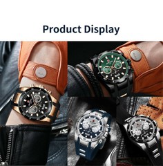 REWARD Men Sport Watches Chronograph Wristwatch Male Multifunction Quartz Watch