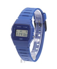 CASIO Men Digital Quartz Casual Watch Classic Dress Blue Dial Waterproof Rectang