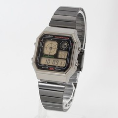 CASIO A130WEGG-1A A130 Series CLASSIC Quartz Digital Black