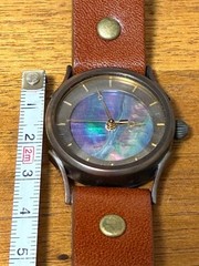 vie Japanese style Wristwatch Wachi Raden Men’s Tochigi Leather