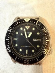 Seiko Diver’s Watch 6458-6000 150m Quartz Recent Battery