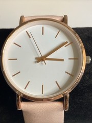 Rose Gold Pink Band Japan Movt ND2052RG Women’s Watch New Battery
