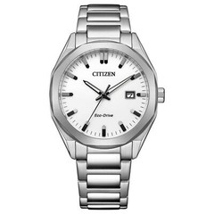 Citizen Collection BM7620-83A Eco-Drive White Dial Stainless Steel Men Watch New
