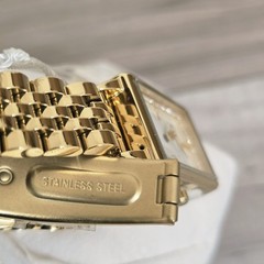 Olivia Burton Townhouse Quartz Gold-Tone Stainless Bracelet Rectangular Watch