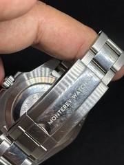 Monterey Watch Co Blacktip GMT Automatic 100m Black Dial Blue/Black Bezel Box