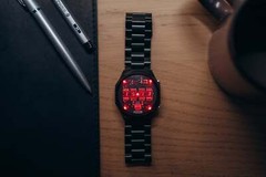Rare Watch TimeRed (Splash Resistant, sapphire ) Futuristic retro led by RedCo
