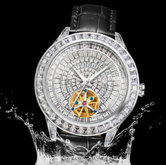 2024 PINDU men’s automatic mechanical watch diamond dial luminous hands luxury