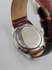 Croton Diamond Automatic Day-Date President Style Watch Silver Dial Extra Straps