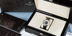 Patek Philippe 5230G World Time 18kt White Gold Hand Charcoal Lacquered Dial