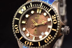 Invicta Mens 47mm Disney Pirates of the Caribbean L.E. AUTOMATIC Brown SS Watch