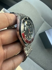 Timex M79 Automatic Diver Watch Black Dial Day/Date 40mm SS Bracelet