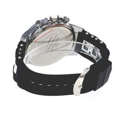 Men’s Hip Hop Watch Iced Bling Rapper Big Stones Silicone Band Luxury Fashion