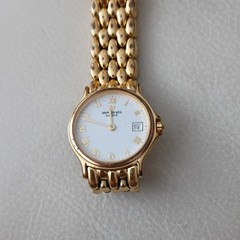 RAYMOND WEIL Geneve Quartz White Dial Roman Numerals Date Gold Tone Bracelet