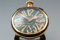 “NEAR MINT” GaGa MILANO Manuale 48 Green Hand Winding Men’s Watch From Japan