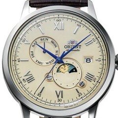 ORIENT Bambino RN-AK0803Y SUN&MOON Automatic Mechanical 2 New Men Watch 2Jewels