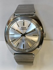 HMT KOHINOOR 17J WINDING SILVER DIAL 0231 INDIA MEN’S WORKING CONDITION