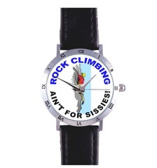 ROCK CLIMBING AIN’T FOR SISSIES WATCH: CARABINER, BOULDERING, RARE COLLECTIBLE!