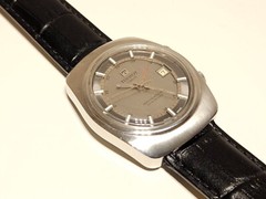 VINTAGE RARE MEN ST.STEEL SWISS ALARM MECHANICAL WATCH”TISSOT”SONOROUS NAVIGATOR