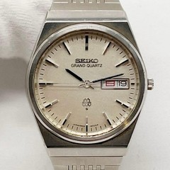 Seiko 9943-8000 70319-010E483 White Dial 35.2mm Calendar Running Quartz New Mens